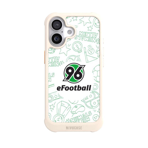  NIVOmax Hannover 96 Football Pattern Design White