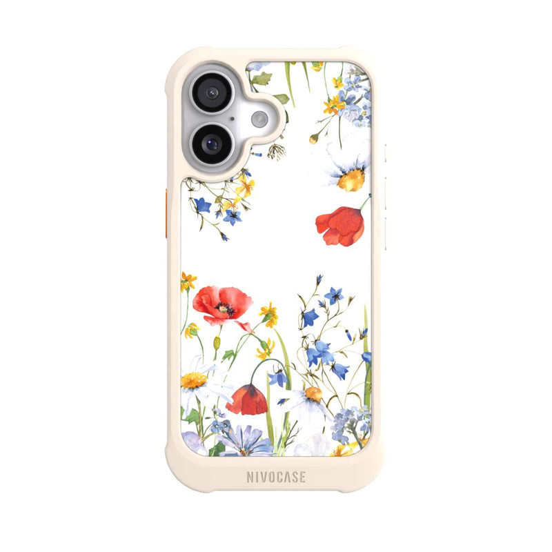 iPhone 17 NIVOmax Blumenwiese Mohn