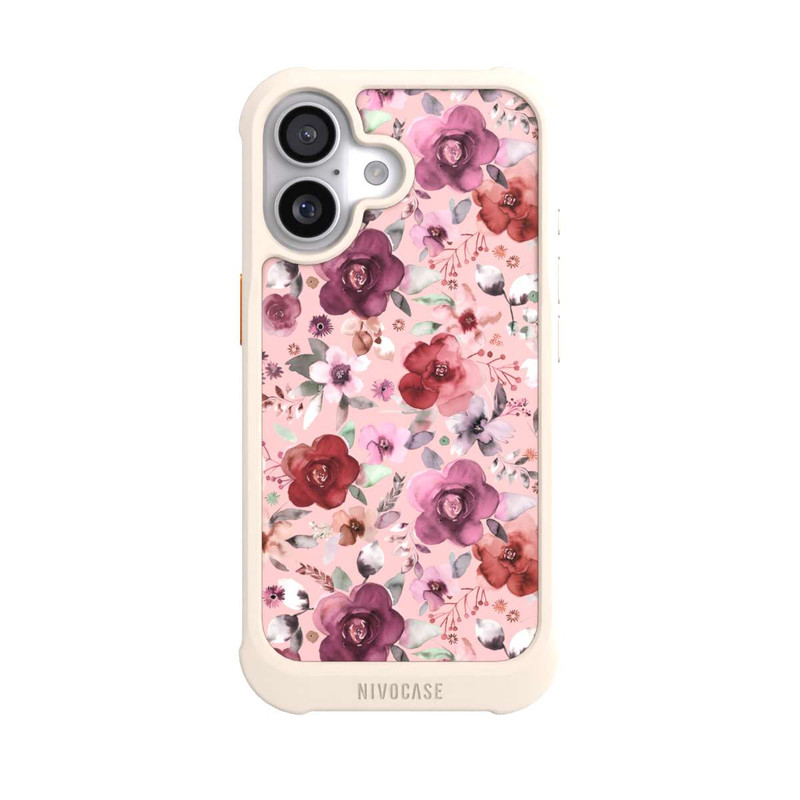 iPhone 17 NIVOmax Üppiger romantischer Blumenstrauß rosa
