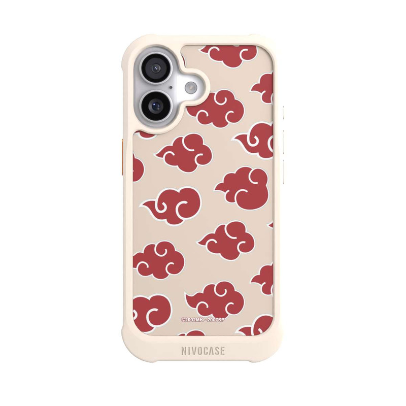 iPhone 17 NIVOmax Akatsuki Pattern Transparent