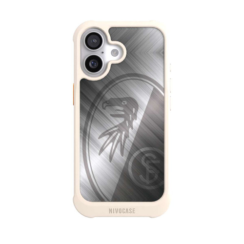  NIVOmax SC Freiburg Glänzendes Metall Hintergrund