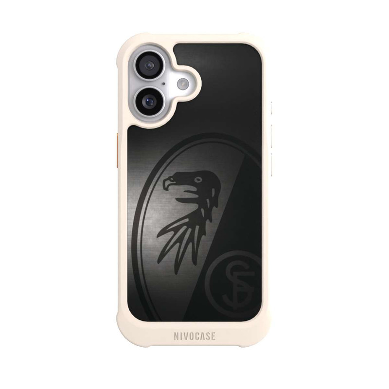 iPhone 17 NIVOmax SC Freiburg Dot Metall Hintergrund