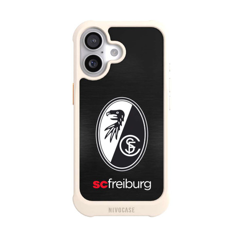  NIVOmax  Kratzen Metall Hintergrund mit dem Schriftzug  Horizontal SC Freiburg