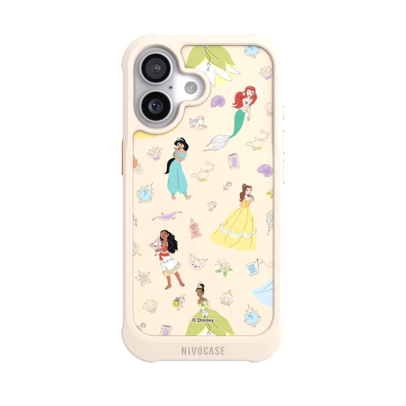 iPhone 17 NIVOmax Princess Pattern Beige Disney Princess