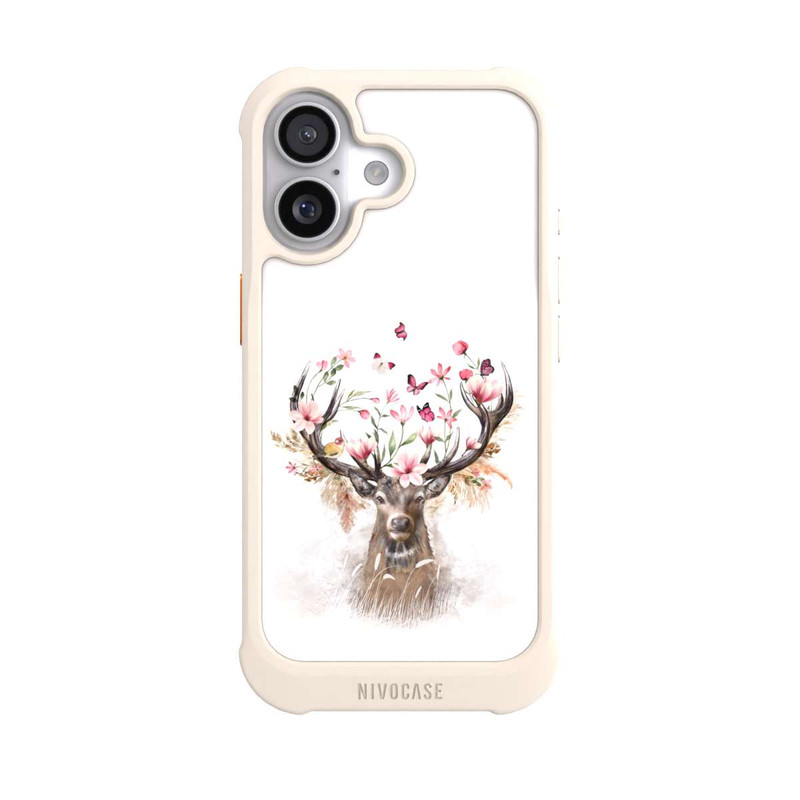 iPhone 17 NIVOmax Hirsch Blumen Geweih
