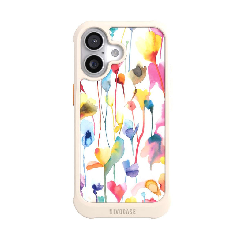 iPhone 17 NIVOmax Aquarell Wildblumen bunt