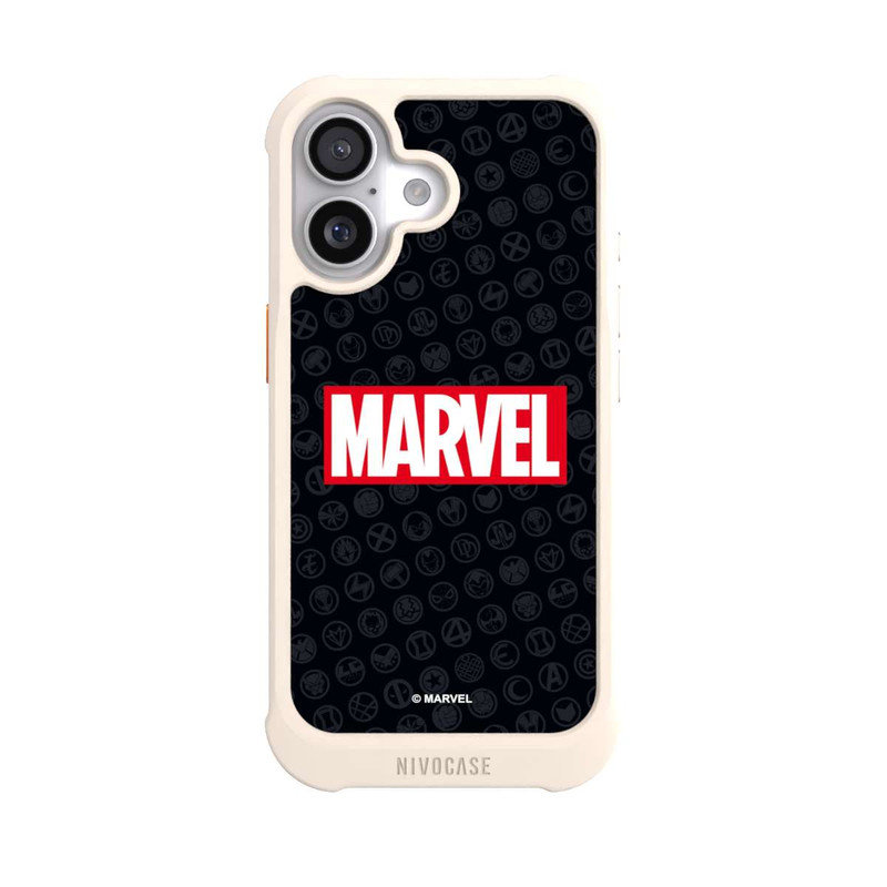 iPhone 17 NIVOmax Marvel Logo Black Red 