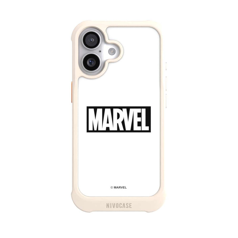 iPhone 17 NIVOmax Marvel Logo White