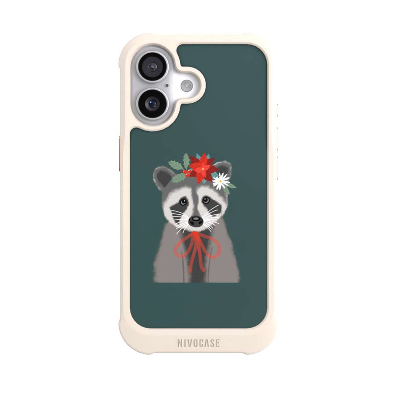 iPhone 17 NIVOmax weihnachtlicher Waschbär
