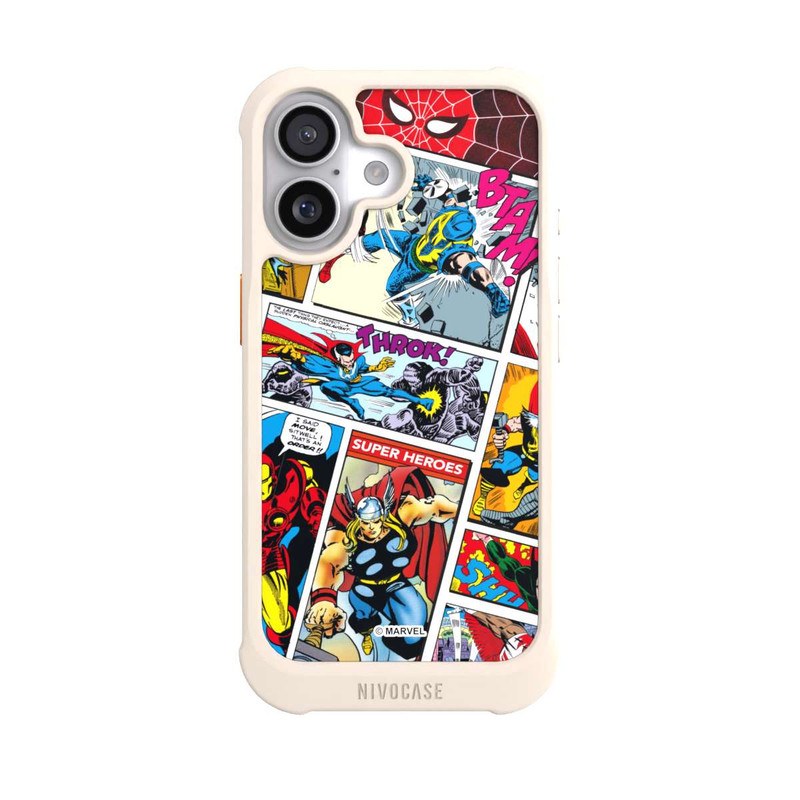 iPhone 17 NIVOmax Marvel Retro Comic Blue