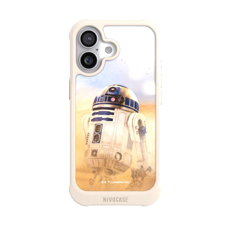 iPhone 17 NIVOmax R2D2 in der Wüste