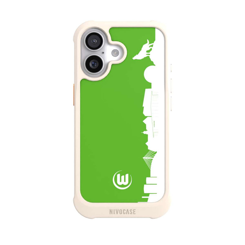 iPhone 17 NIVOmax Skyline Grün Weiß