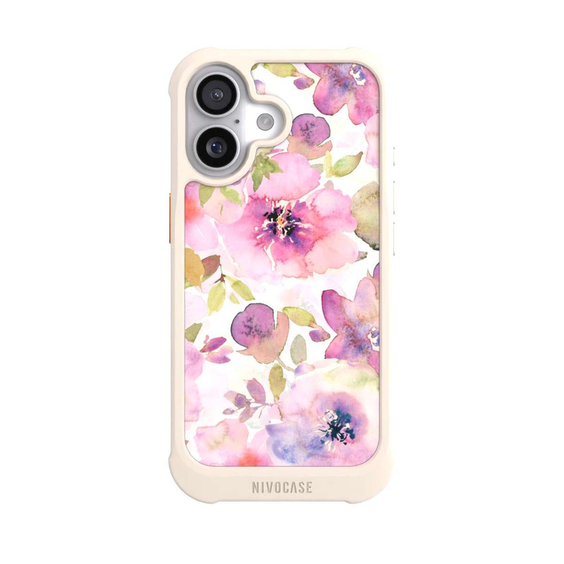 iPhone 17 NIVOmax Tapete mit rosa Blumen