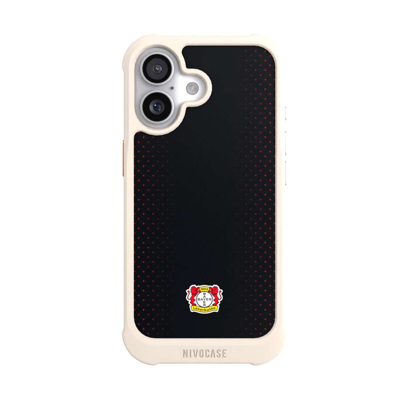 iPhone 17 NIVOmax Bayer 04 Leverkusen Schwarz mit Muster