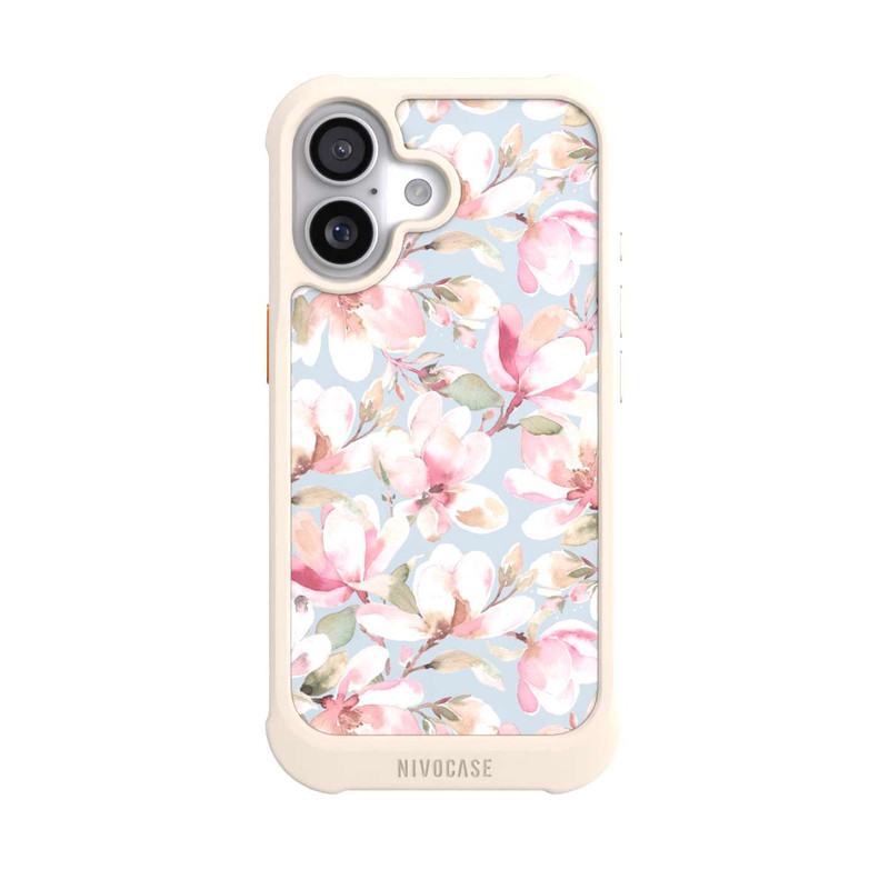 iPhone 17 NIVOmax Magnolien Blumen Pastellrosa