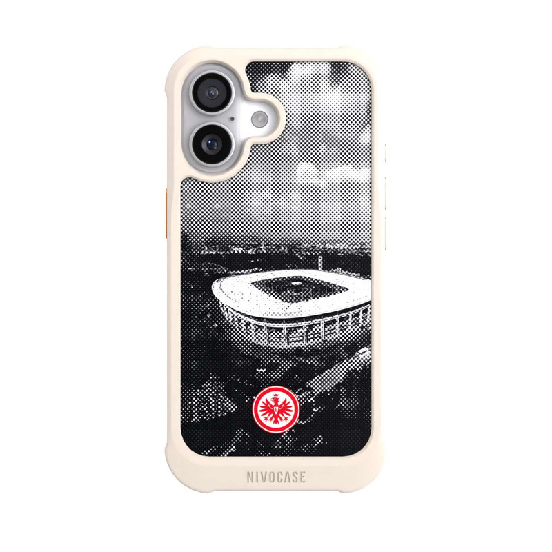 iPhone 17 NIVOmax SGE Stadion Schwarz Weiß