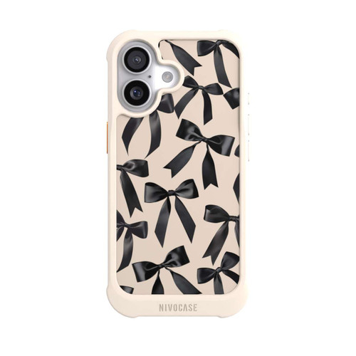  NIVOmax Schwarze Satinschleifen