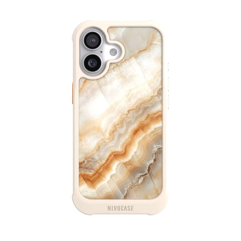 iPhone 17 NIVOmax Honig Marmor