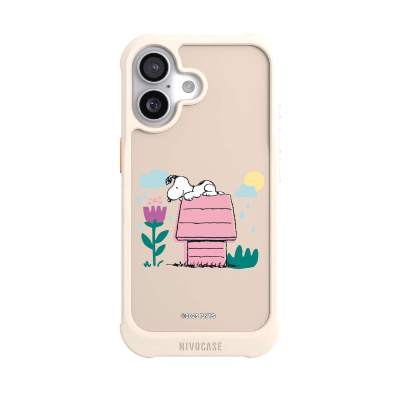 iPhone 17 NIVOmax Snoopy Hundehütte Frühling transparent
