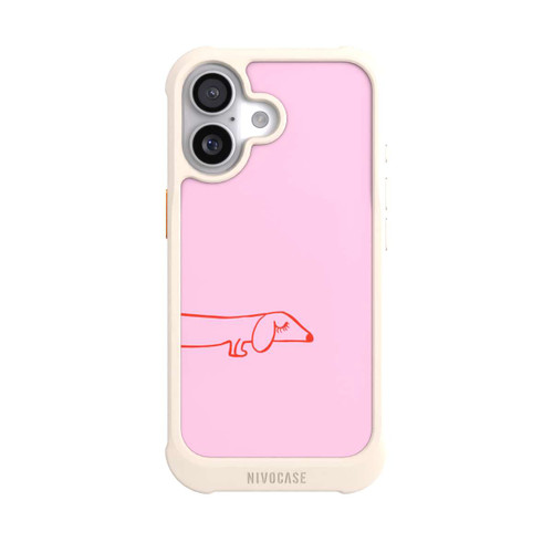  NIVOmax Dachshund Illustration Pink
