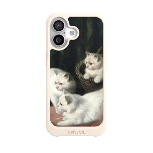  NIVOmax Three White Angora Kittens