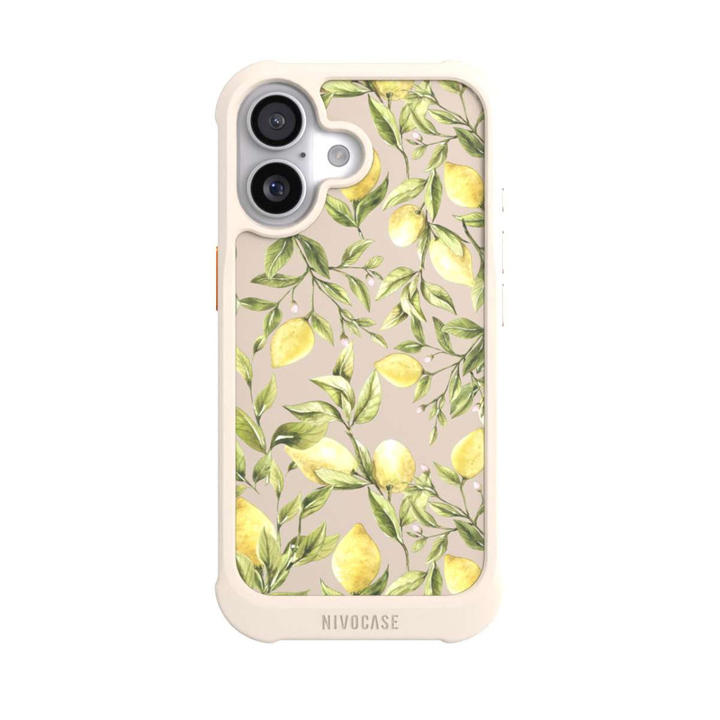 iPhone 17 NIVOmax Lemon Summer Pattern Transparent