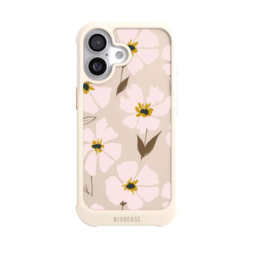  NIVOmax Simple Pastell Flowers Rose Transparent