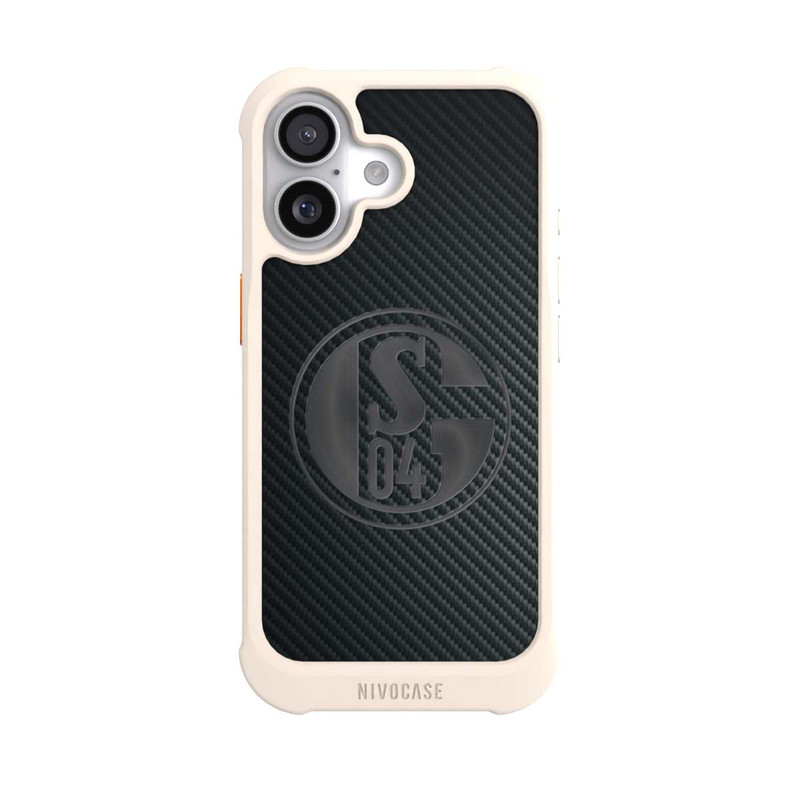 iPhone 17 NIVOmax Schalke 04 Carbon Look
