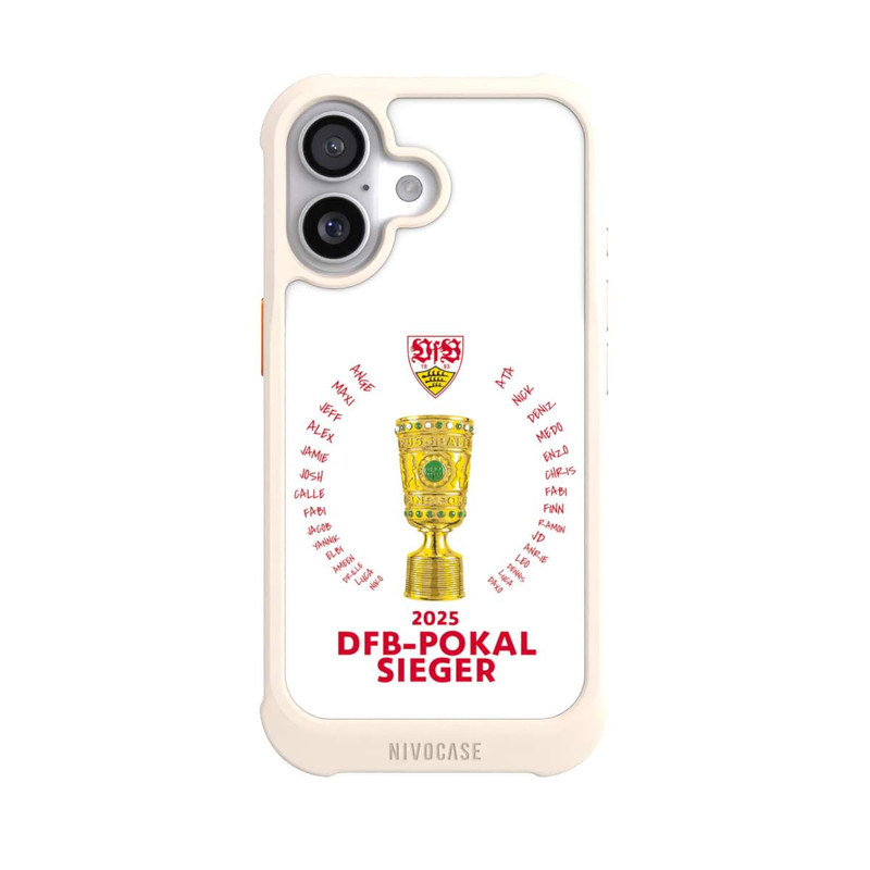 iPhone 17 NIVOmax VfB DFB-Pokal Sieger Weiß