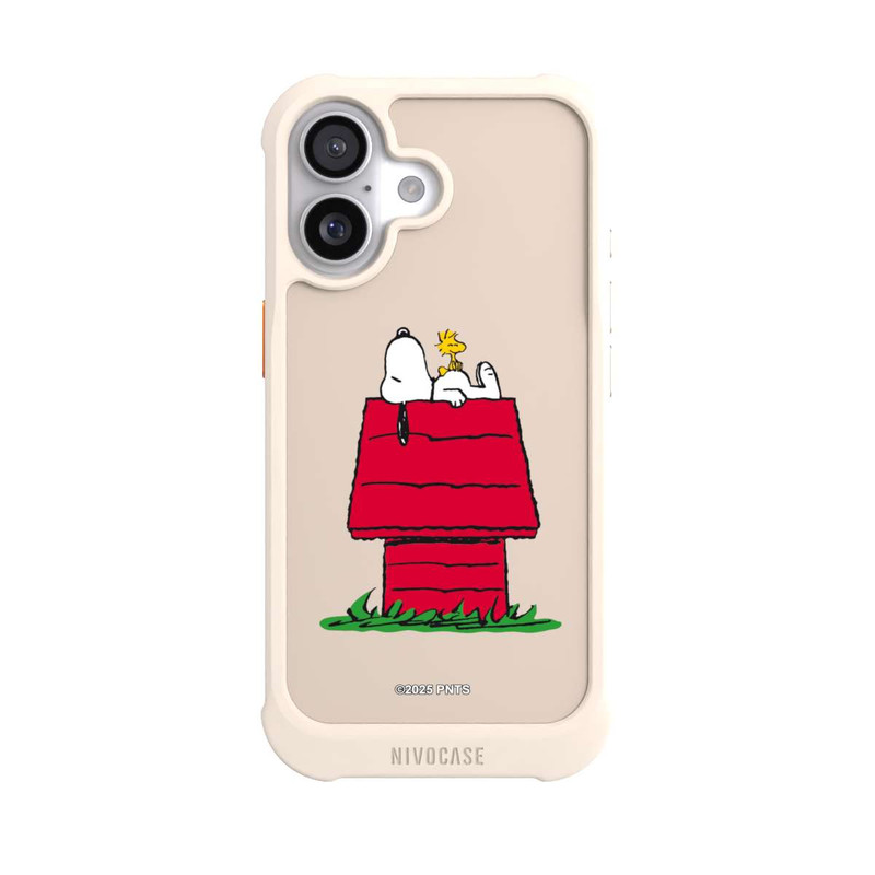 iPhone 17 NIVOmax Snoopy and Woodstock Classic transparent