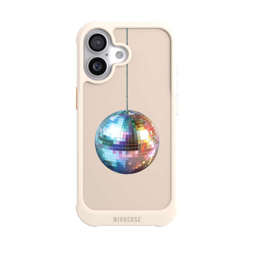  NIVOmax Discokugel Party Blau Gold Transparent mit KI