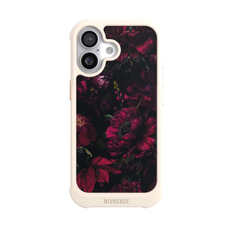 iPhone 17 NIVOmax Dunkle Rote Blumen Liebe