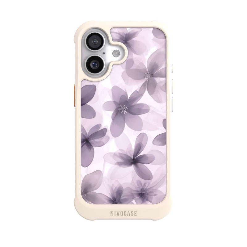 iPhone 17 NIVOmax Fliederfarbenes Blumenmuster mit KI