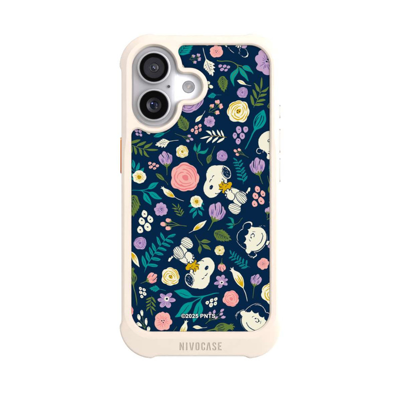 iPhone 17 NIVOmax Peanuts Dark Flower Pattern