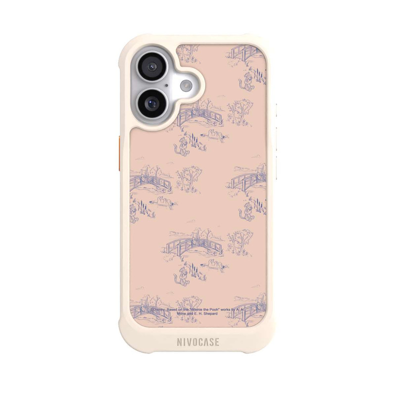 iPhone 17 NIVOmax Winnie Puuh Keramik Muster Brücke Pink