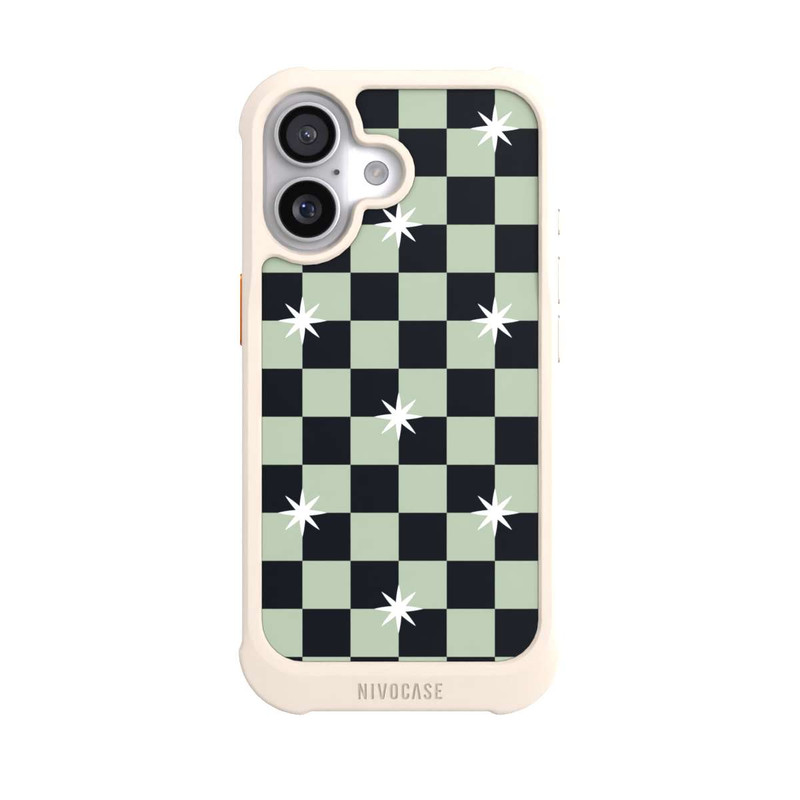 iPhone 17 NIVOmax Schachbrett Sterne