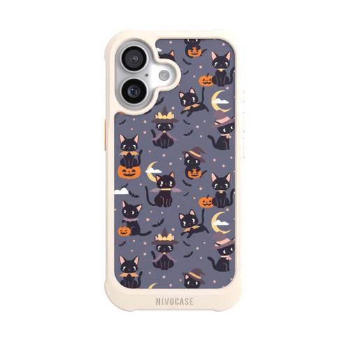  NIVOmax Cute Halloween Witch Cats and Pumpkins