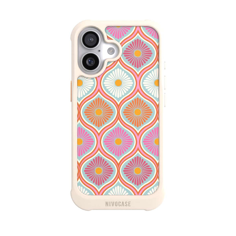 iPhone 17 NIVOmax Groovy 70s Retro Mod Flower Power
