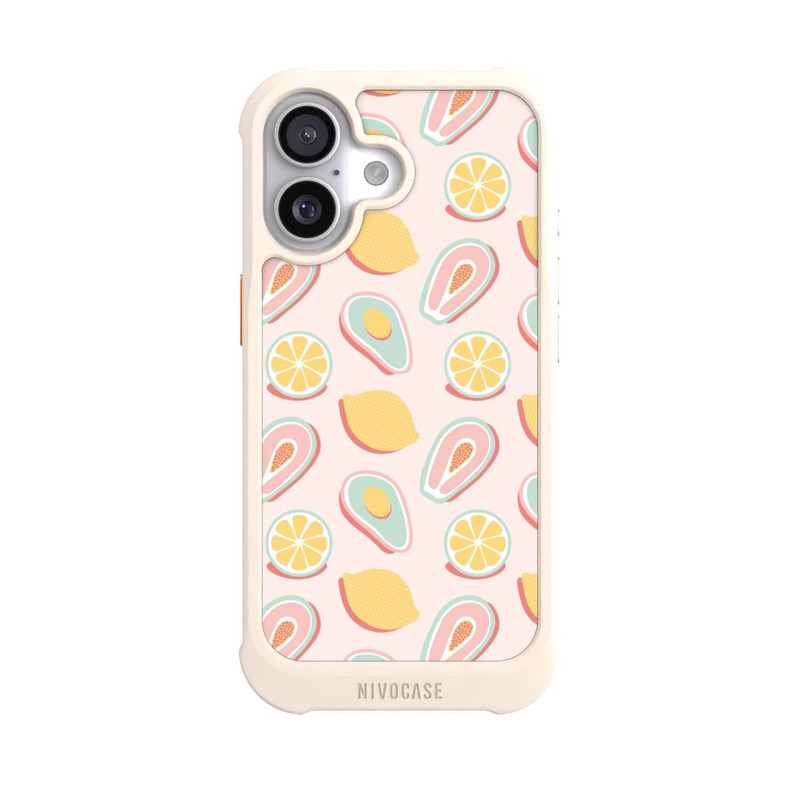 iPhone 17 NIVOmax Sommermuster Pastell