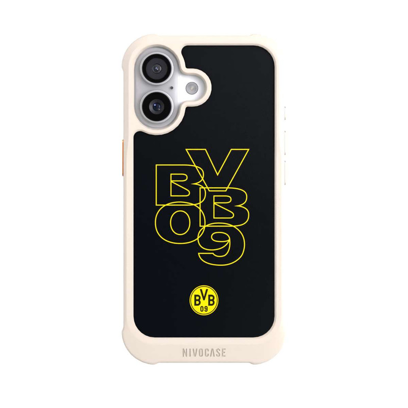 iPhone 17 NIVOmax BVB09 Gelb Schwarz