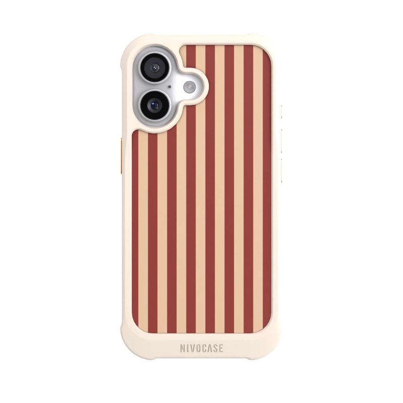 iPhone 17 NIVOmax Streifen Tan