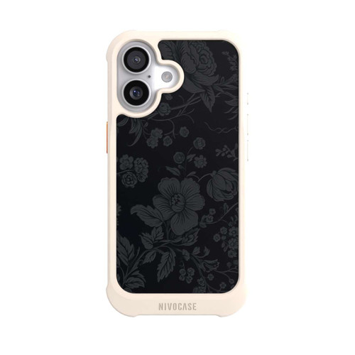  NIVOmax Dunkle Blumen Vintageoptik