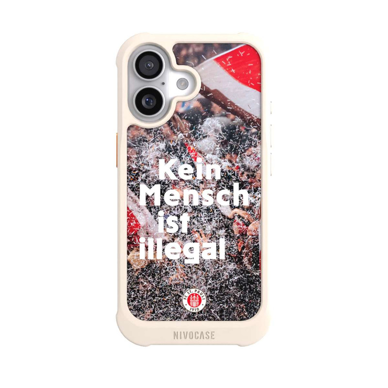 iPhone 17 NIVOmax FC St. Pauli Kein Mensch ist illegal