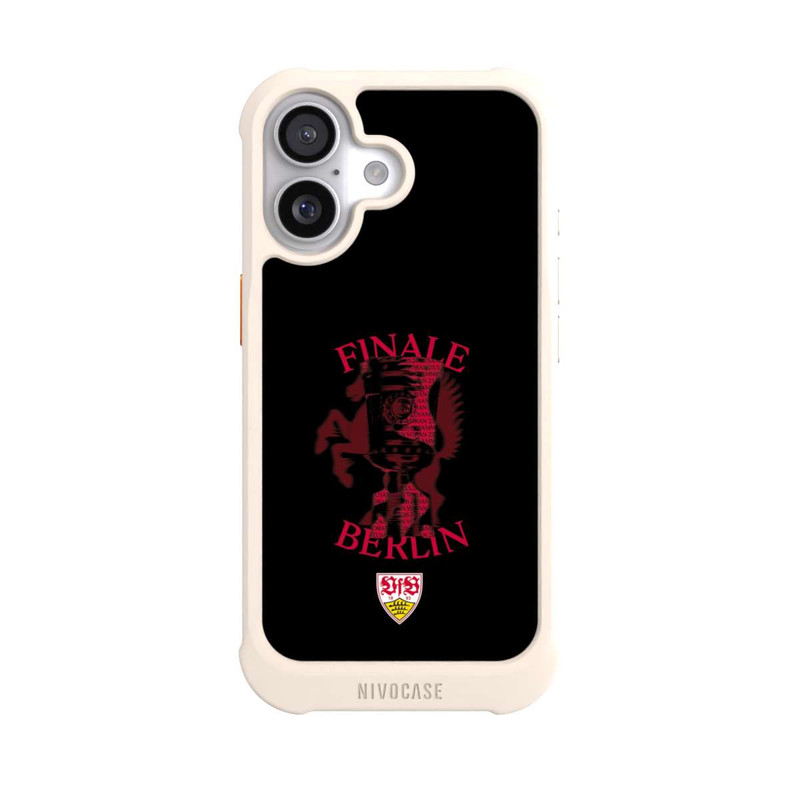 iPhone 17 NIVOmax VfB Stuttgart Pokalfinale 2026 schwarz