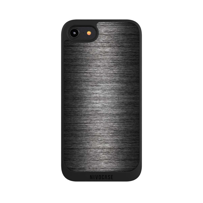 iPhone 7 NIVOpure Metal Look - Anthrazit