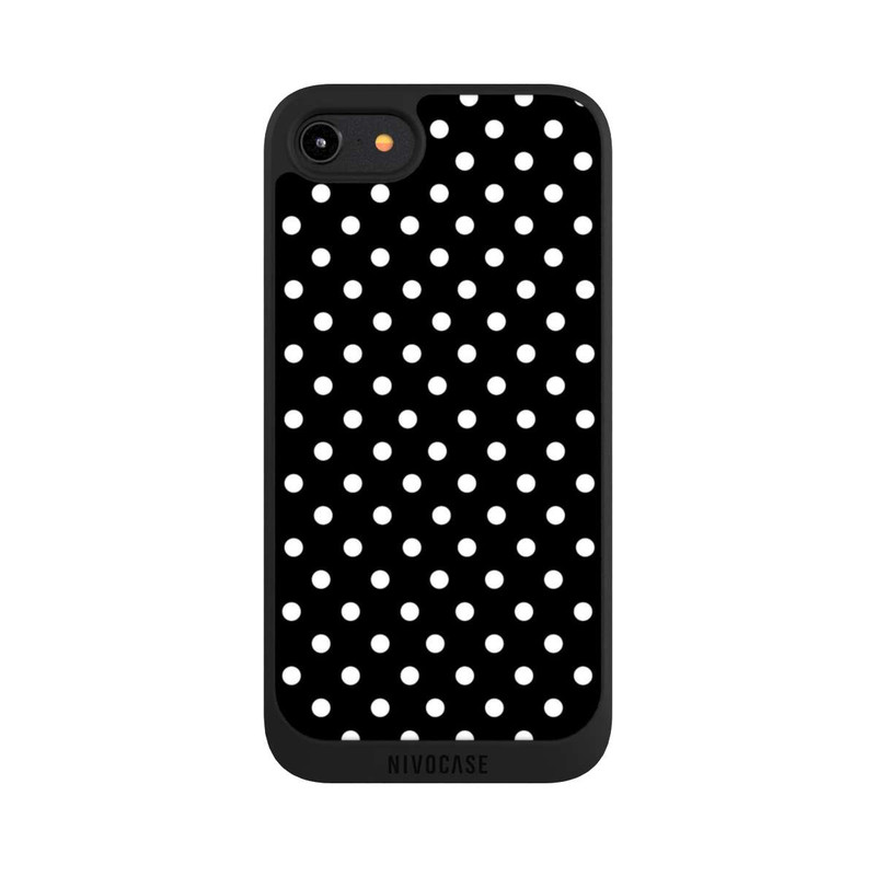 iPhone 7 NIVOpure Confettis blancs sur fond noir