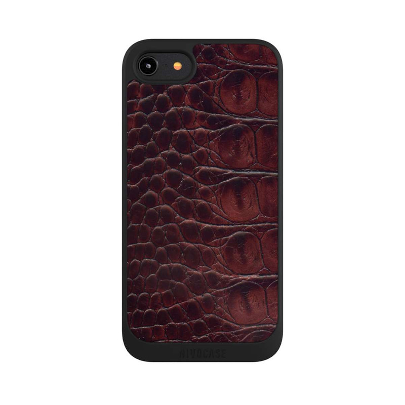 iPhone 7 NIVOpure Croco Dark Brown