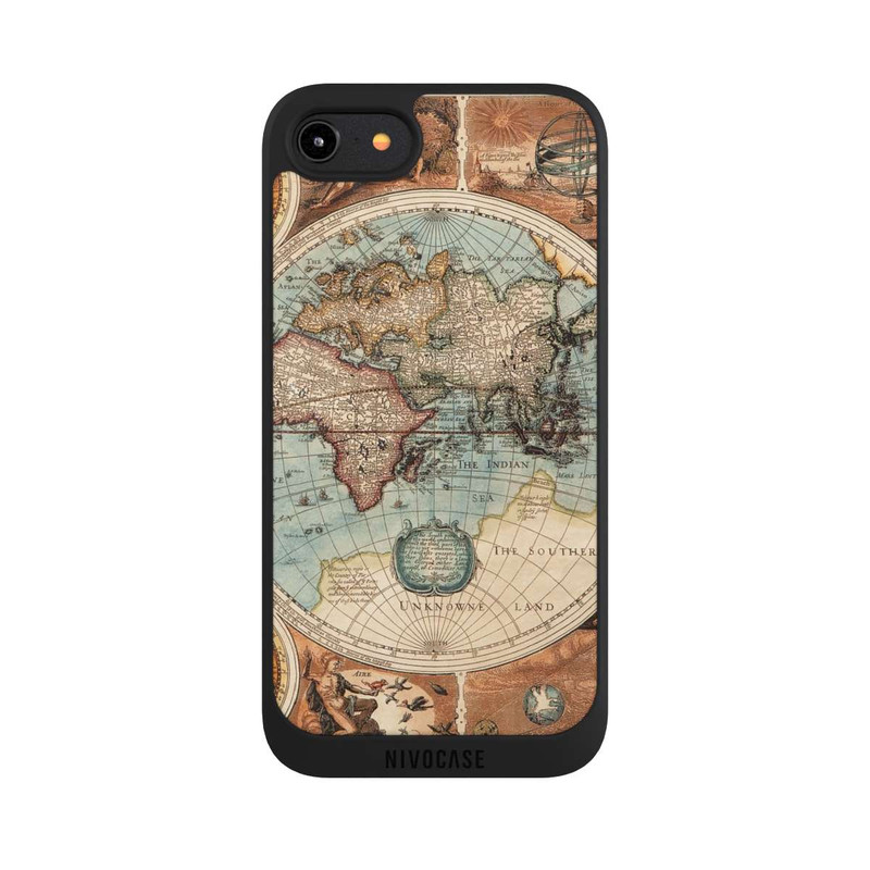 iPhone 7 NIVOpure Vintage Weltkarte