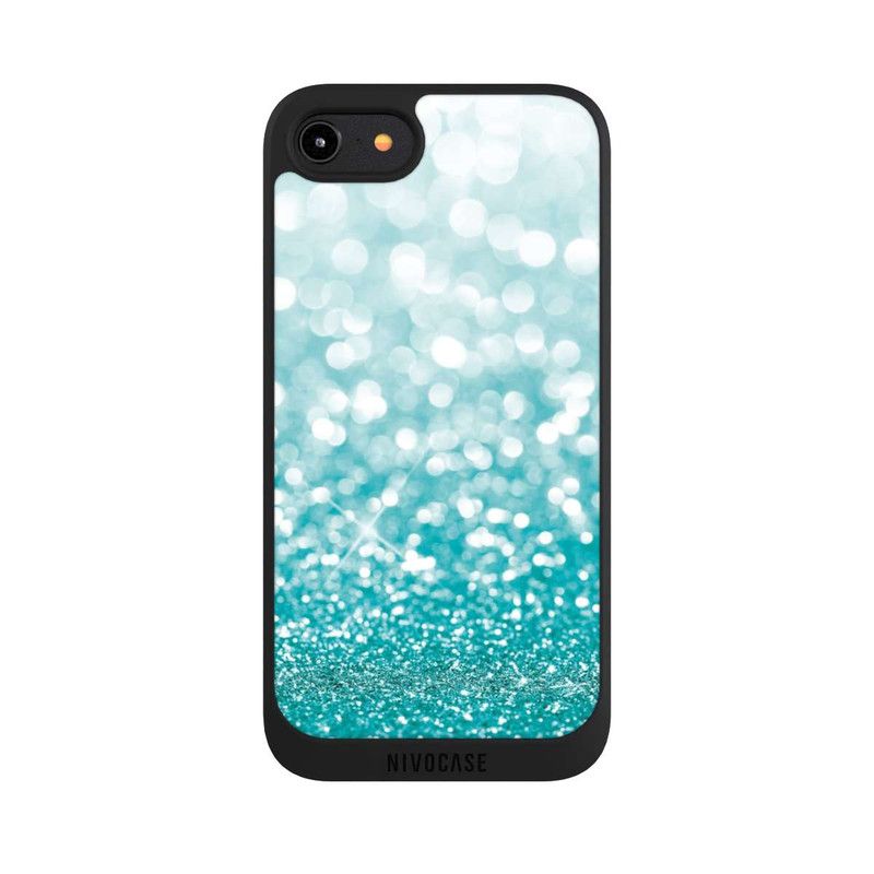 iPhone 7 NIVOpure Pluie de Paillettes Pétroles Look