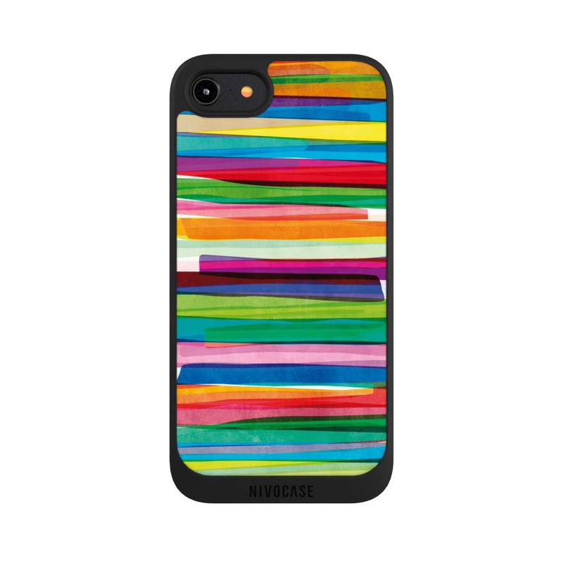 iPhone 7 NIVOpure Rayures Colorées 1